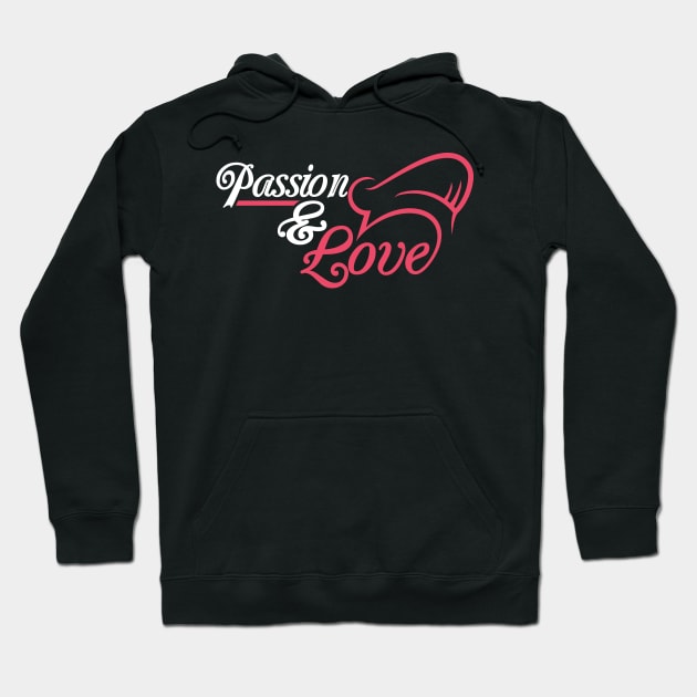 Passion & love Hoodie by Marvin